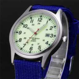 Students Brand Watches Men Fashion Casual Nylon Band Sports Simple Date Quartz Watch Black Erkek Barato Saat Relogio Masculino