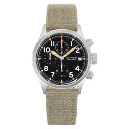 Militado ML1868KF Retro VK67 Quartz Chronograph Watch Stainless Steel Case 3 Dial Waterproof 100M Multifunction Military Watch