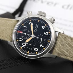 Militado ML1868KF Retro VK67 Quartz Chronograph Watch Stainless Steel Case 3 Dial Waterproof 100M Multifunction Military Watch
