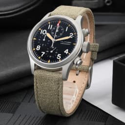 Militado ML1868KF Retro VK67 Quartz Chronograph Watch Stainless Steel Case 3 Dial Waterproof 100M Multifunction Military Watch