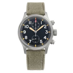 Militado ML1868KF Retro VK67 Quartz Chronograph Watch Stainless Steel Case 3 Dial Waterproof 100M Multifunction Military Watch