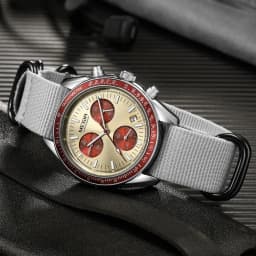 MEGIR New Luxury Men's Watches Canvas Weaving Strap Sport Automatic Chronograph Quartz Waterproof Wristwatch for Male 2247