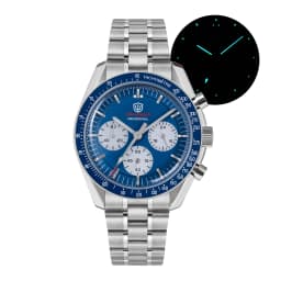 Watchdives New Wd1863 Quartz Men Watch VK63 Chronograph Bubble Sapphire Waterproof 39Mm Steel Top Brand Luxury Business Watch