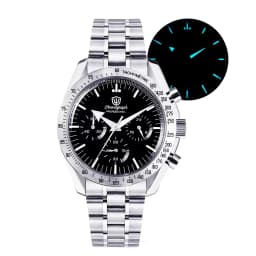 Watchdives New Wd1863 Quartz Men Watch VK63 Chronograph Bubble Sapphire Waterproof 39Mm Steel Top Brand Luxury Business Watch