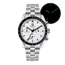 Watchdives New Wd1863 Quartz Men Watch VK63 Chronograph Bubble Sapphire Waterproof 39Mm Steel Top Brand Luxury Business Watch