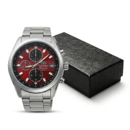 Japan Orient Quartz Chronograph Men Watch Tachymeter Date 100M Waterproof Stainless Steel Sports Wristwatch