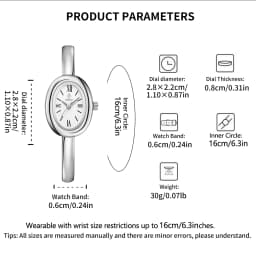 YaLaLuSi Brand Luxury Quartz Water-Resistant Wristwatch with Minimalist Design, Comes with Gift Box—Perfect Gift for Women Reloj