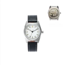 7120 Pilot's Mechanical Watch - 36mm Manual Winding, Retro Aviator Style for Men
