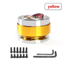 Universal Steering Wheel Snap Off Quick Release Hub Adapter Boss Kit 8 Colors Available