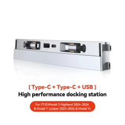YZ For Tesla Model 3/Y/YLHighland Juniper Docking Station Fast Charger Intelligent Expansion Dock Central Control Charging Shunt