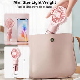 Portable Handheld Spray Fan Mini Humidifier Fan 4 Speeds Powerful Wind USB Rechargeable Water Spray Mist Fan Outdoor Small Fan
