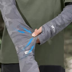 UPF50+ Cooling Arm Sleeves Loose Fit Sun Protection UV Cover for Men Women Driving Cycling Sports Accessories Cycling Uv Sleeve