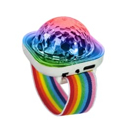 Portable Wearable Wrist Ambient Lamp Stage Light Disco Rechargeable LED Colorful Sound Control Lamp for Disco KTV Home Party Bar
