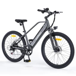 HillMiles MileTrail Electric Mountain Bike, 250W, 36V 13Ah Battery, 25km/h, Front Suspension, 7-Speed, Mechanical Disc Brakes