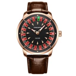 TIMEARTX Brand New Luxury Quartz Watches Man European Roulette Poker Game Wristwatch