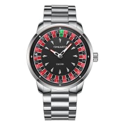 TIMEARTX Brand New Luxury Quartz Watches Man European Roulette Poker Game Wristwatch