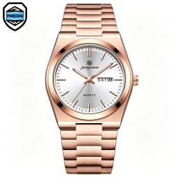 PAAZOMU Ultra Thin Quartz Watch Men Women Minimalist Style Waterproof Luminous Wristwatch Comfortable Strap Daily Office Gift
