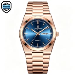 PAAZOMU Ultra Thin Quartz Watch Men Women Minimalist Style Waterproof Luminous Wristwatch Comfortable Strap Daily Office Gift