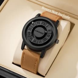 Fashion Magnetic Suspension Men Watches Casual Sports Roma Dial Wristwatches For Mens Clock(Without Box)