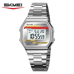 SKMEI 2514 Classic Electronic Square Digital Stopwatch Alarm Watches Retro Style Clock Men's Relogio Masculin Reloj Hombre Homme