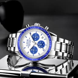 LIGE Men Watches Luminous Calendar Business Quartz Watch Mens Top Brand Luxury Sport Waterproof Stainless Steel Man Wristwatches