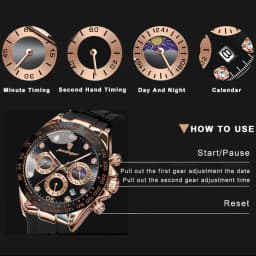 POEDAGAR Fashion Luxury Men Wristwatch Chronograph Date High Quality Quartz Man Watch Waterproof Luminous Military Men's Watches