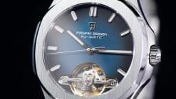 PAGANI DESIGN New Mechanical Hollow-Out Tourbillon Men Watch Sport Elegant Sapphire Waterproof Watch Japan Movt 316L Steel Clock