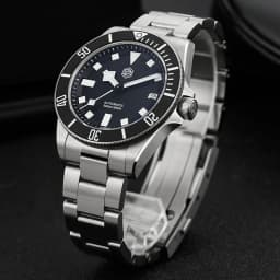 San Martin SN0121TE Titanium Diving Watch ST2130 Automatic Movement Watches Grade5 Titanium 120 Click Waterproof 300m Wristwatch