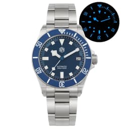 San Martin SN0121TE Titanium Diving Watch ST2130 Automatic Movement Watches Grade5 Titanium 120 Click Waterproof 300m Wristwatch