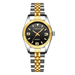CHENXI Brand Top Luxury Ladies Golden Watch for Women Clock Female Women's Dress Rhinestone Quartz Waterproof Wristwatches