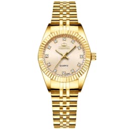 CHENXI Brand Top Luxury Ladies Golden Watch for Women Clock Female Women's Dress Rhinestone Quartz Waterproof Wristwatches