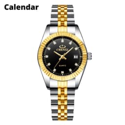 CHENXI Brand Top Luxury Ladies Golden Watch for Women Clock Female Women's Dress Rhinestone Quartz Waterproof Wristwatches