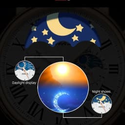 CHENXI 973 Men Quartz Watch Fashion Business Moon Phase Date Multifunctional Chronograph Leather Strap Wristwatch