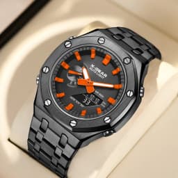 Fashion Casual Business Quartz Watch Waterproof Wristwatch Mens Sports Watches Business Man Electronic Watch Multi Functional