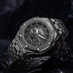 Fashion Casual Business Quartz Watch Waterproof Wristwatch Mens Sports Watches Business Man Electronic Watch Multi Functional