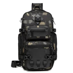 Ozuko Belly Bags Men's Chest Bag Outdoor Tactical One Shoulder Crossbody Bag High Capacity Waterproof Sports Bag For Man