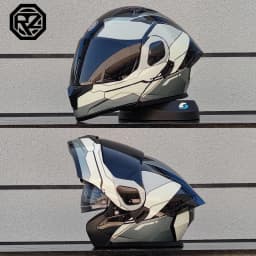ORZ Personalised Motorcycle Full Face Helmet Men Women Fashion Dual Lens Helmets Motocross Racing Modular Flip Up Casco Moto