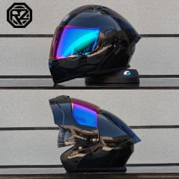 ORZ Personalised Motorcycle Full Face Helmet Men Women Fashion Dual Lens Helmets Motocross Racing Modular Flip Up Casco Moto