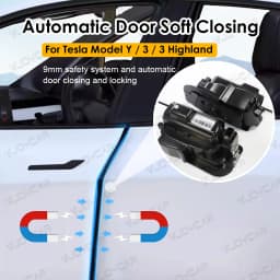 2026 Update Soft Closing for Tesla Model 3 Y 3 Highland New Y Juniper YL 4-Door Anti Pinch Auto Electric Suction Door Softclose