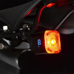 Digital Display Smart Bike Taillight Waterproof Intelligent Sensing Tail Light Cycling Safety Warning Light Bicycle Rear Light