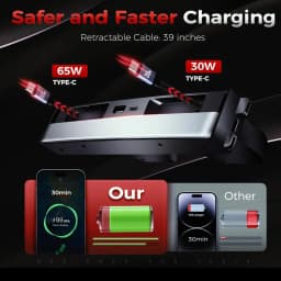 USB Hub Charger For Tesla Model Y Juniper 2025-2026 & Model 3 Highland 2024-2026 Center Console Docking Station Accessories