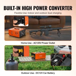 SucceBuy PCP Air Compressor 4500PSI Portable PCP Airgun Compressor Auto-Stop Oil Free Pump for Air Rifle Scuba Diving Bottle
