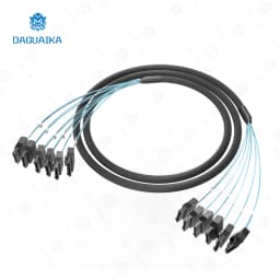 SATA-III Cable 6Pcs/Set - 90-Degree Right-Angle SAS/SATA-6Gbps Cable Replacement for Server-Raid SDD HDD CD DVD Drives