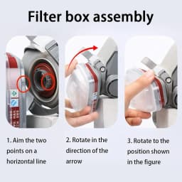 26in1 6200 Half Face Dust Gas Mask Respirator For Industrial Paint Spray Chemical Organic Vapor With Filters Protection