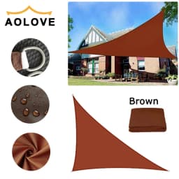 Waterproof Sun Shelter Triangle Sunshade Protection Outdoor Cover Garden Patio Pool Shade Sail Awning Camping Sun Shade 420D
