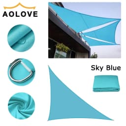 Waterproof Sun Shelter Triangle Sunshade Protection Outdoor Cover Garden Patio Pool Shade Sail Awning Camping Sun Shade 420D
