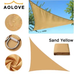 Waterproof Sun Shelter Triangle Sunshade Protection Outdoor Cover Garden Patio Pool Shade Sail Awning Camping Sun Shade 420D
