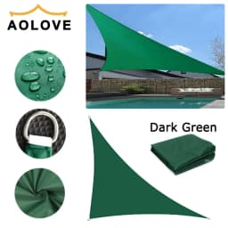 Waterproof Sun Shelter Triangle Sunshade Protection Outdoor Cover Garden Patio Pool Shade Sail Awning Camping Sun Shade 420D
