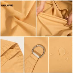 Waterproof Sun Shelter Triangle Sunshade Protection Outdoor Cover Garden Patio Pool Shade Sail Awning Camping Sun Shade 420D