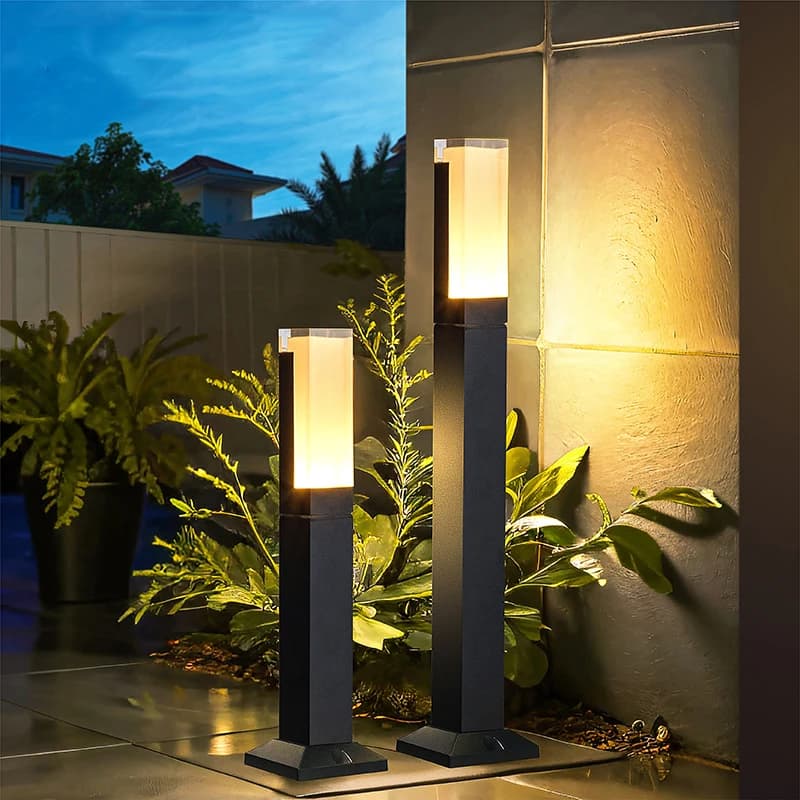 IP65 Waterproof LED Lawn Lamp AC85-265V Outdoor Landscape Light Garden Decoration For Villa Country House Exterior Lighting